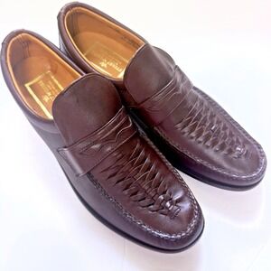 VTG NWOB Stuart McGuire Men's 8 Slip-On Loafer Dress Shoes Hand Sewn Spring Step